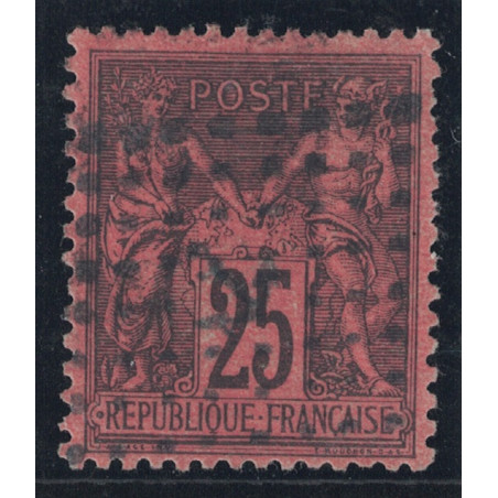 No091 - JOUR DE L'AN - LOSANGE DE POINT - RARE SUR CETTE VALEUR.
