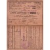 ALSACE LORRAINE-CARTE DES RETRAITES OUVRIERES ET PAYSANNES.