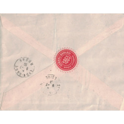 TURQUIE - GALATA - LETTRE RECOMMANDEE DE LA BANQUE OTTOMANE POUR LA FRANCE LE 5-7-1930.