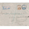 PALESTINE - HAIFA - LETTRE RECOMMANDEE DE LA BANQUE OTTOMANE POUR LA FRANCE LE 3-5-1933.