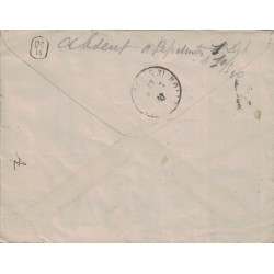 NOUVELLE CALEDONIE - NOUMEA - LETTRE RECOMMANDEE DU CABINET SU SECRETAIRE GENERAL - 1 AVRIL 1930 POUR PARIS.