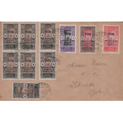 TOGO - OCCUPATION FRANCAISE - ANECHO LE 25-3-1919 - BEL AFFRANCHISSEMENT POUR LE GABON.