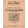 LES FEUILLES MARCOPHILES - MARQUE DE FRANCHISE ENTRE COUVENTS FRANCAIS DES CARMELITES - PIERRE GUERRIER - 1986.