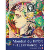 MONDIAL DU TIMBRE - PHILEXFRANCE 1999 - CATALOGUE TOME 1 ET 2.