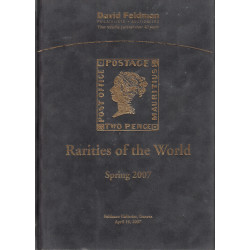 DAVID FELDMAN 2007 - RARITIES OF THE WORLD -  COUVERTURE VELOUR.