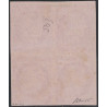 No049 - 80c ROSE BLOC DE 4 - EMISSION DE BORDEAUX - NEUF AVEC GOMME - SIGNE BAUDOT.
