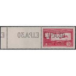 PA No006d - PERFORATION EIPA30 BORD DE FEUILLE AVEC PERFORATION - SIGNATURE CALVES - COTE 5000€.