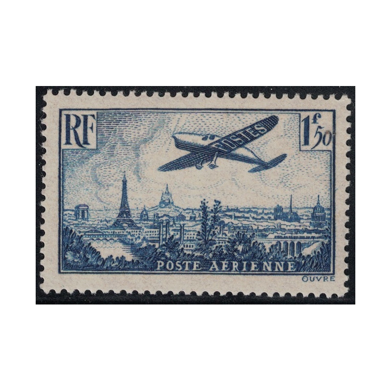 PA No009 - AVION SURVOLANT PARIS - NEUF** - COTE 30€.