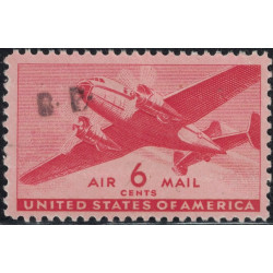 POSTE AERIENNE MILITAIRE - N°26 - TIMBRE US AVEC SURCHARGE RF DE COTONOU TYPE I - COTE 350€.