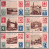 CHROMO - 31IMAGE AVEC ILLUSTRATIONS DE TIMBRES PAR PAYS AVEC PHOTO DES CAPITALES