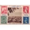 CHROMO - 31IMAGE AVEC ILLUSTRATIONS DE TIMBRES PAR PAYS AVEC PHOTO DES CAPITALES