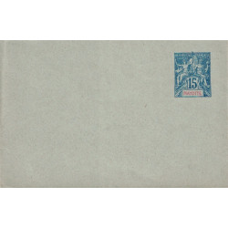 MAYOTTE - TYPE GROUPE - ENVELOPPE 15c - 116x76mm.