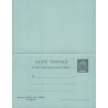 MAYOTTE - TYPE GROUPE - CARTE POSTALE AVEC REPONSE NEUVE 10+10c NOIR SUR BLEU.