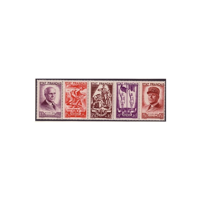 No0576 A 578 - BANDE TRAVAIL-FAMILLE-PATRIE.
