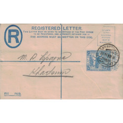 SOUDAN - KHARTOUM - LETTRE RECOMMANDEE POUR KHARTOUM.