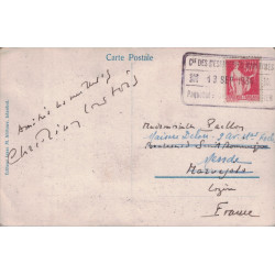 PAIX - PAQUEBOT THEOPHILE GAUTIER - MESSAGERIES MARITIMES - D'ISTANBUL POUR LA FRANCE POUR LA FRANCE LE 13 SEPTEMBRE 1934.