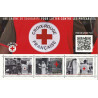 F5350 - CROIX ROUGE - FEUILLET UNE CHAINE DE SOLIDARITE.