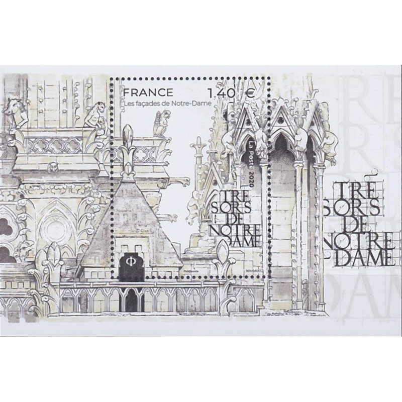 BLOC FEUILLET No0151 - TRESORS DE NOTRE DAME - 2020.