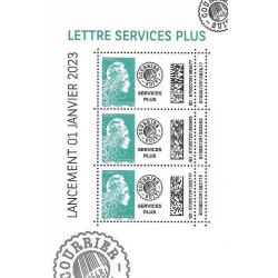 BLOC FEUILLET No0155 - LETTRE SERVICE PLUS - 2023.
