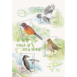 F5460 - OISEAUX DES ILES - FEUILLET NATURE - 2021.