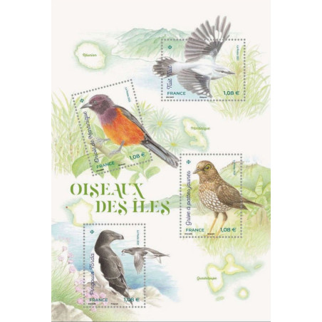 F5460 - OISEAUX DES ILES - FEUILLET NATURE - 2021.