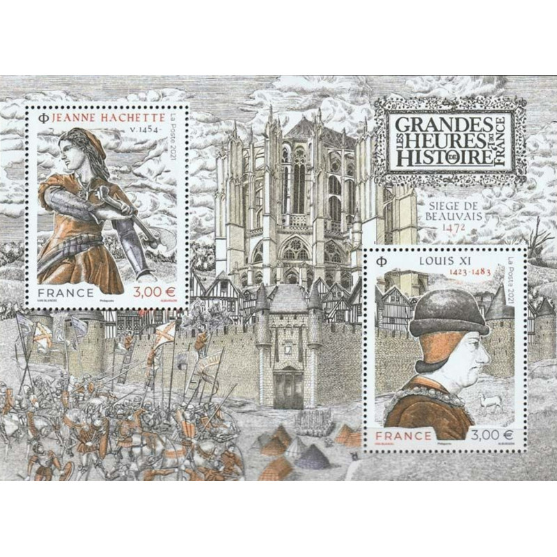 F5540 - JEANNE HACHETTE ET LOUIS XI - 2021.