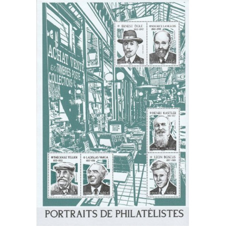F5601 - PORTRAITS DE PHILATELISTES - 2022.