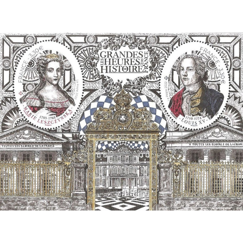 F5640 - LES GRANDES HEURES DE L'HISTOIRE DE FRANCE - - LOUIS XV - 2022.