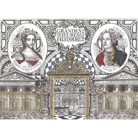 F5640 - LES GRANDES HEURES DE L'HISTOIRE DE FRANCE - - LOUIS XV - 2022.