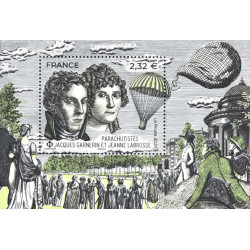 F5672 - JACQUES GARNERIN ET JEANNE LABROSSE - AEROSTIER - 2023.