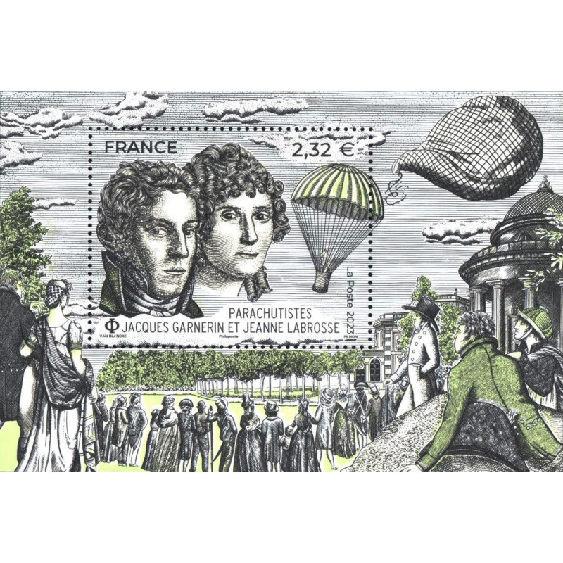 F5672 - JACQUES GARNERIN ET JEANNE LABROSSE - AEROSTIER - 2023.