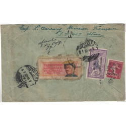 SYRIE - ALEXANDRETTE - MERSON - 3 PIASTRES SURCHARGE O.M.F - LETTRE RECOMMANDEE POUR MARSEILLE LE 6 JUILLET 1922.