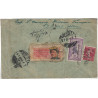SYRIE - ALEXANDRETTE - MERSON - 3 PIASTRES SURCHARGE O.M.F - LETTRE RECOMMANDEE POUR MARSEILLE LE 6 JUILLET 1922.