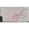 CHAPLAIN - 1F60 - PARIS 96 POUR LEVALLOIS PERRET - DELAI DE GARDE EXPIRE - NON RECLAME - REBUTS - VERSO CACHET ROUGE DES REBUTS.