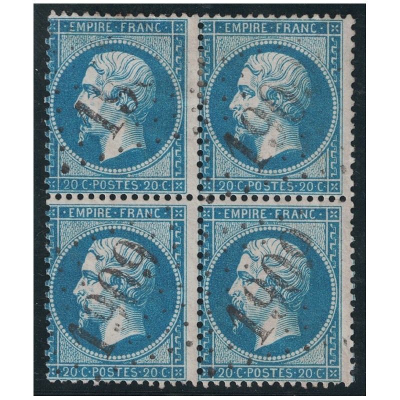 No022 - BLOC DE 4 OBLITERATION GC1909 - COTE 100€ - TRES PROPRE..
