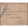 LEGION DES VOLONTAIRES FRANCAIS - L.V.F. - LETTRE AYANT CIRCULEE - BLOC DE 4 DU N°8 - AVEC CORRESPONDANCE DE RUSSIE.