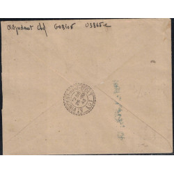 LEGION DES VOLONTAIRES FRANCAIS - L.V.F. - LETTRE AYANT CIRCULEE - BLOC DE 4 DU N°8 - AVEC CORRESPONDANCE DE RUSSIE.