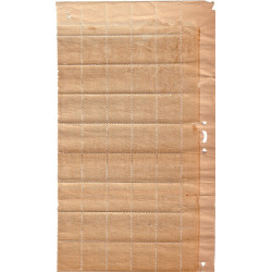 No083 - 1c SAGE BLOC DE 35 AVEC INTERPANNEAU VERTICAL - CROIX DE REPERE ET PERFORATION DE CONTROLE PAPIER.