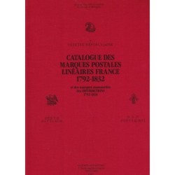 CATALOGUE DES MARQUES POSTALES LINEAIRES FRANCE (1792-1832) - POTHION - 1987 - POIDS 690gr - 131 PAGES.