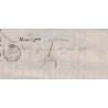 VAUCLUSE - 86/MONDRAGON - CURSIVE - 29-6-1849 - AVEC TEXTE POUR LYON.