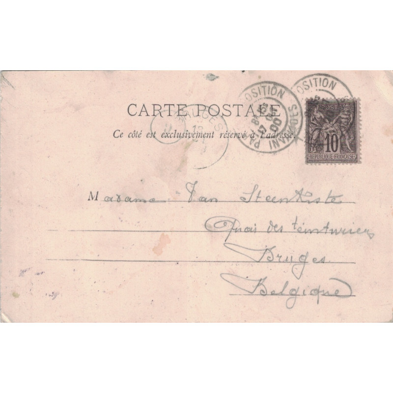 PARIS - EXPOSITION UNIVERSELLE 1900 - INVALIDES -  17-10-1900.