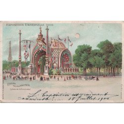 PARIS - EXPOSITION UNIVERSELLE 1900 - BEAUX ARTS -  18-7-1900.