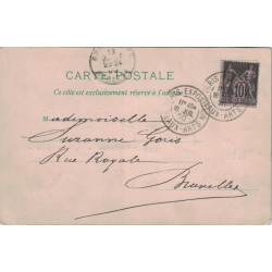 PARIS - EXPOSITION UNIVERSELLE 1900 - BEAUX ARTS -  18-7-1900.