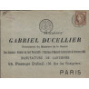 LOIRE ATLANTIQUE - CERES - N°56 - CACHET AMBULANT - NANTES A PARIS 2° - LE 8-8-1897 - TARDIF ET RARE.