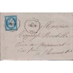 PUY DE DOME - COUDES - CONVOYEUR STATION - CERES No60 - LANG.StG - LE 31-5-1876.