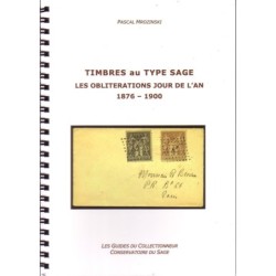TIMBRES AU TYPE SAGE - LES OBLITERATIONS JOUR DE L'AN - 1876-1900.