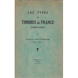 LES TYPES DES TIMBRES DE FRANCE (1900-1936) - LE BARON DE VINCK DE WINNEZEELE - 1937.