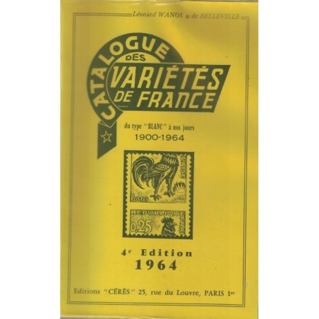 VARIETES DE FRANCE 1900-1964 - LEONARD WANOS - 1964.
