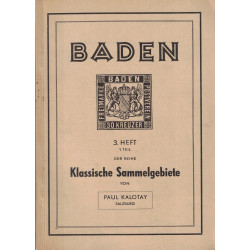 ALLEMAGNE - BADEN - KLASSISCHE SAMMELGEBIETE - PAUL KALOTAY - 1948.