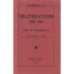 BELGIQUE - OBLITERATIONS 1918-1919 - RICHARD BYL - 1946.